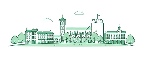 Illustration de la ville de Montbrison dans la Loire (42)