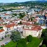 Vue de la ville de Roche-la-Molière dans la Loire (42)