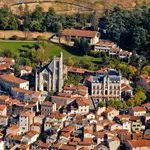 Vue de la ville de Saint-Galmier dans la Loire (42)