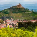 Vue de la ville de Saint-Romain-le-Puy dans la Loire (42)